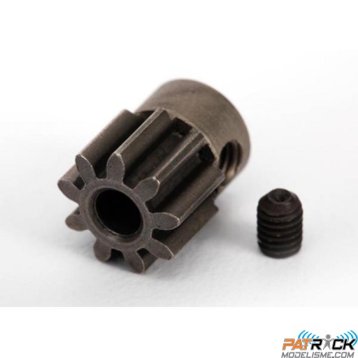 Pignon moteur 9 dents 32dp/M0.8 - axe 3,2mm
