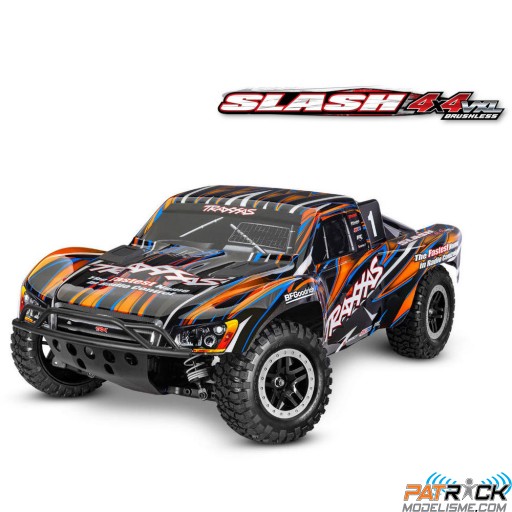 Traxxas SLASH 4x4 VXL Clipless Orange TSM HD 1/10e