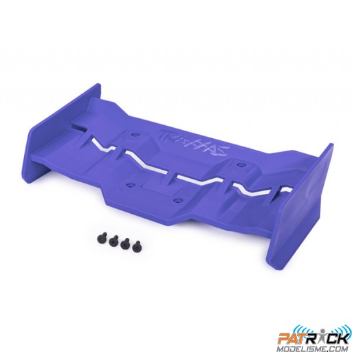 Aileron Bleu avec vis 4x12 mm (4) - Traxxas XRT