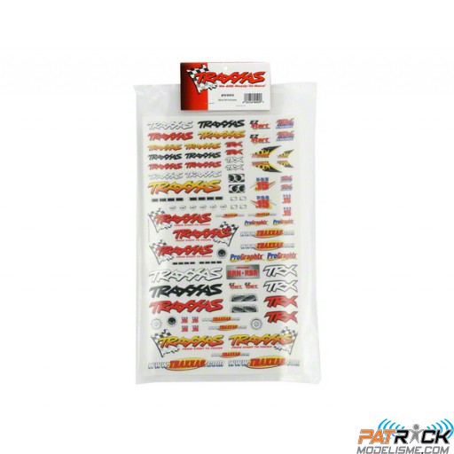 Planche d'autocollants officiels – TRAXXAS 1/10