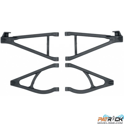 Bras se suspension arrière sup et inf (4) - E REVO VXL 1/16