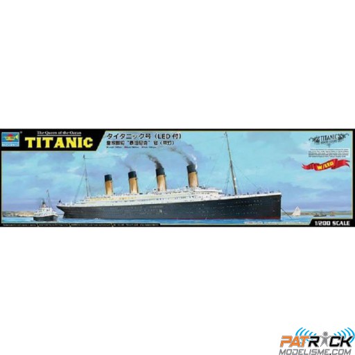 1/200e Trumpeter RMS TITANIC + LEDS SUR-COMMANDE