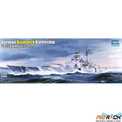 1/350e Trumpeter Cuirassé Allemand Bismarck 1940