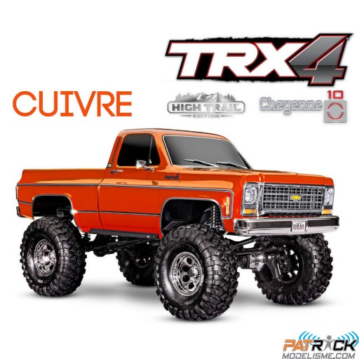 Traxxas TRX-4 Chevrolet K10 Cheyenne 1979 Cuivre métallisé 1/10e SUR-COMMANDE
