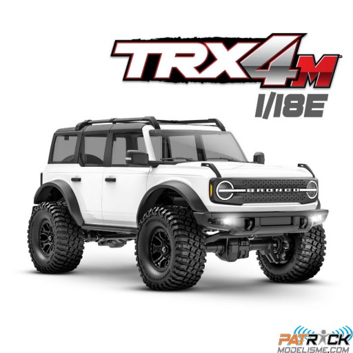Traxxas TRX-4M Ford Bronco 1/18e Blanc - Prêt à rouler