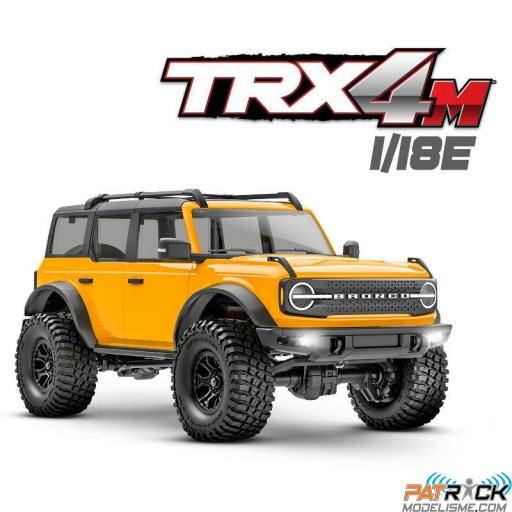 Traxxas TRX-4M Ford Bronco 1/18e Orange - Prêt à rouler SUR-COMMANDE