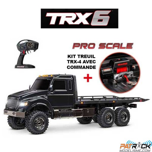 Traxxas TRX-6 6x6 Ultimate RC Hauler avec Treuil 1/10e SUR-COMMANDE