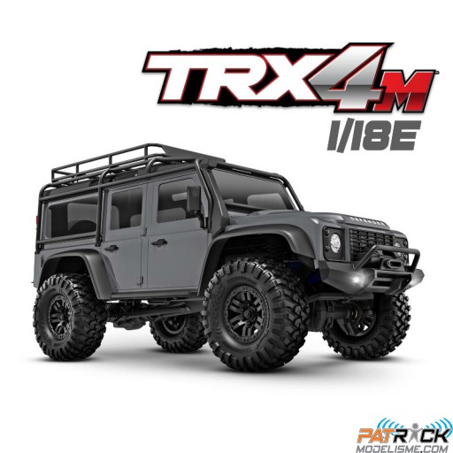 Traxxas TRX-4M Land Rover Defender 1/18e Gris - Prêt à rouler