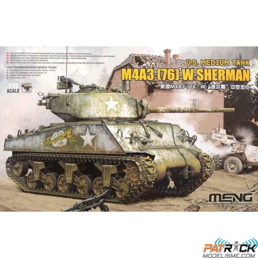 1/35e Meng U.S Medium Tank M4A3 (76) W Sherman
