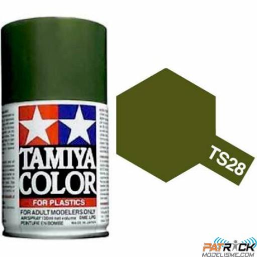 Bombe Tamiya TS-28 Vert olive Drab 2 mat