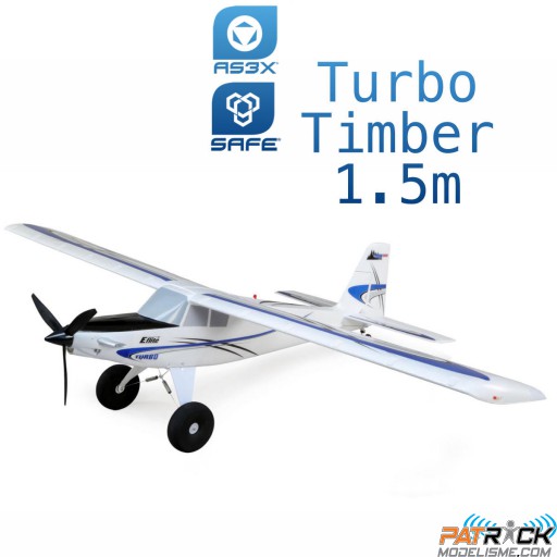 E-Flite Turbo Timber 1.5m BNF-Basic AS3X et SAFE (flotteurs inclus)