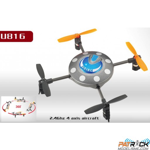 DRONE QUADRICOPTERE 3D UDI rc UFO U816 BLEU RTF