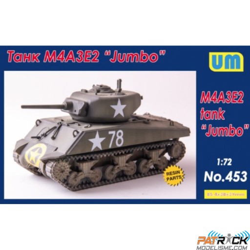1/72e UniModels Char M4A3E2 "Jumbo"