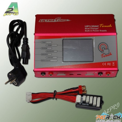 Chargeur A2Pro UP120 TOUCH LiPo/NiMh 2x120w 12V/220V