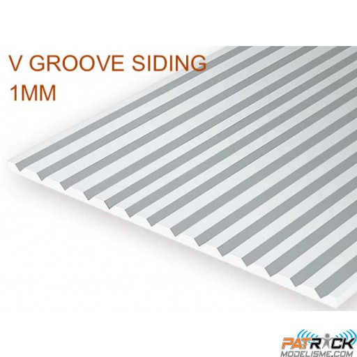4250-Evergreen Plaque "V" 152x304x1x6,35mm