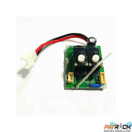 Récepteur 4ch Ear411 W /gyro servos 761-1, 761-2, 761-4 Volantex rc