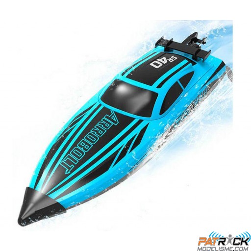 Volantex rc Arrobolt SR40 Brushless 40cm Bleu Prêt à naviguer
