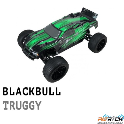 BlackBull TRUGGY Brushed VERT 4WD 1/10e Prête à rouler