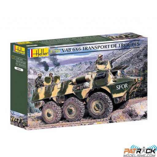 1/35e Heller VAB 6X6 TRANSPORT DE TROUPES