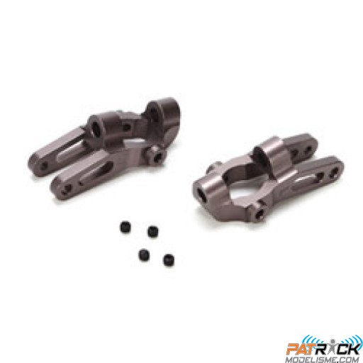 Set étrier porte fusée en aluminium 15 degrés: Twin Hammers