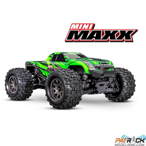 Traxxas Mini Maxx BL-2S Vert - Prêt à Rouler