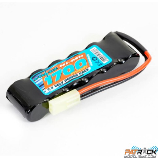 Accu NiMH Voltz 1700 mAh mini 7,2V fiche Mini Tamiya SUR-COMMANDE