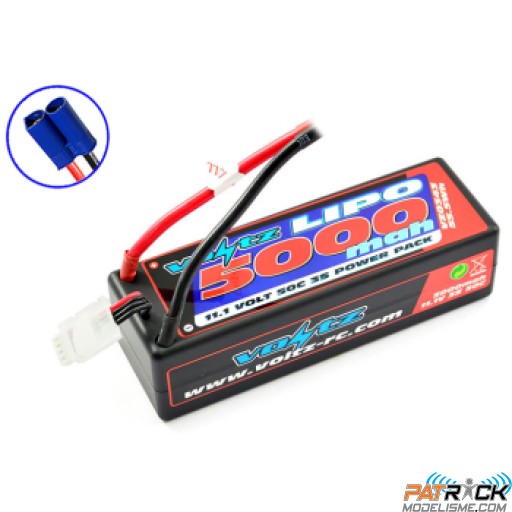 Accu Lipo Voltz 3S 11.1V 5000mAh 50C Hardcase EC5