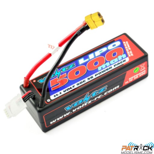 Accu Lipo Voltz 3S 11.1V 5000mAh 50C Hardcase XT60