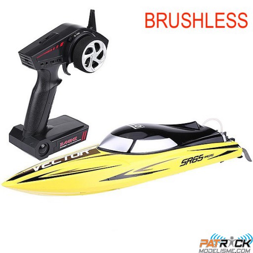 Volantex rc Vector SR65 Brushless Race Boat Jaune Prêt à naviguer