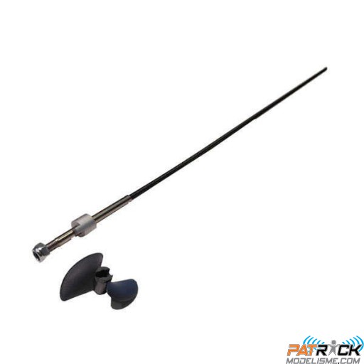 Tube d'étambot + hélice Volantex rc Racent vector SR48