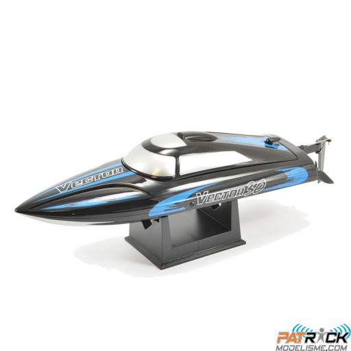 Volantex rc Vector 30 Mini Racing Boat Noir - Prêt à naviguer