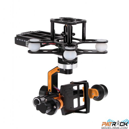 Walkera Nacelle Brushless G-3DH 360° 3 Axes pour Gopro Hero 3 - iLook/+