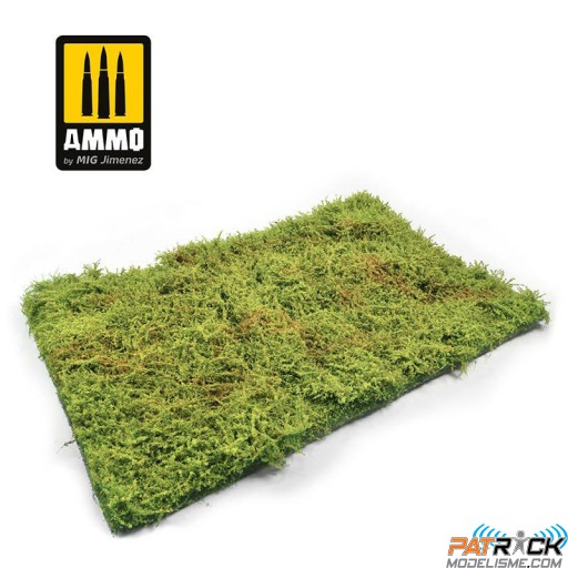 Tapis de fibre Printemps Champs sauvages avec buissons 230x130mm Ammo