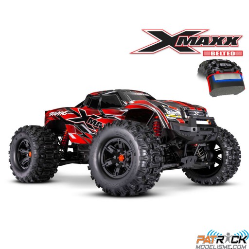 Traxxas X-MAXX 8S BELTED Rouge SUR-COMMANDE