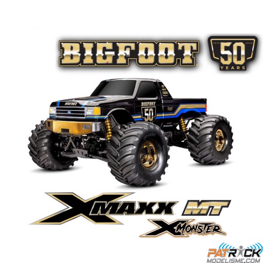 Traxxas X-Maxx MT (X-Monster) BIGFOOT 50TH EDITION LIMITÉE
