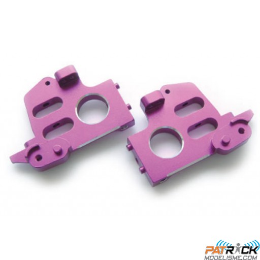 Bulkhead avant ou arrière en ALU violet 2 pièce(s) – SAVAGE