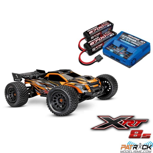 Traxxas XRT 8s Orange Prête à rouler COMBO SUR-COMMANDE