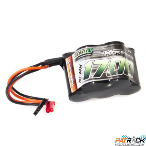 Accu NiMH Hobbytech RX HUMP 6V.1700mAh Ni-Mh soude Pyramide prise UNI