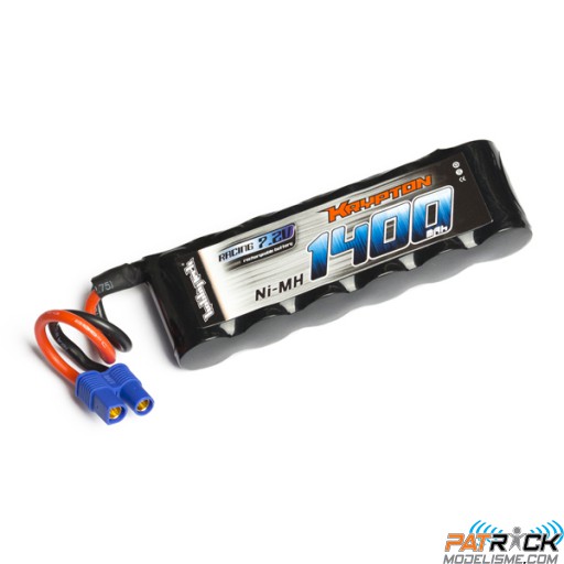 Hobbytech NiMh 7.2V 1400mah prise EC3 - Mini 1/14-1/16-1/18