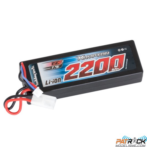Batterie Krypton Li-Ion 7.4V 2200mA 15C Hardcase Tamiya