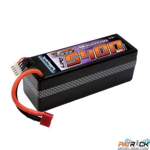 Accu LiPo Hobbytech 5400mAh 4S 14.8V 40C HardCase
