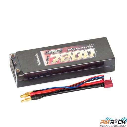Accu LiPo Hobbytech Hardcase Krypton 7200mAh 7.4V 2s 50C