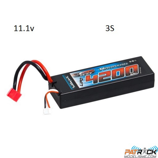 Accu LiPo Hobbytech 4200mAh 3S 11.1V 40C HardCase