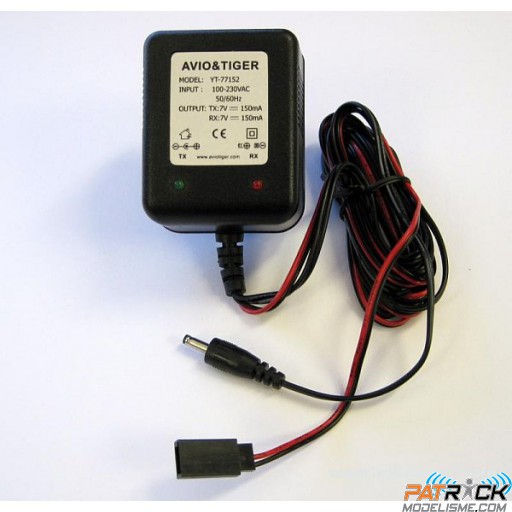 Chargeur Avio Tiger Nimh et Nicd radio TX/RX 6V/6V 1700MAH