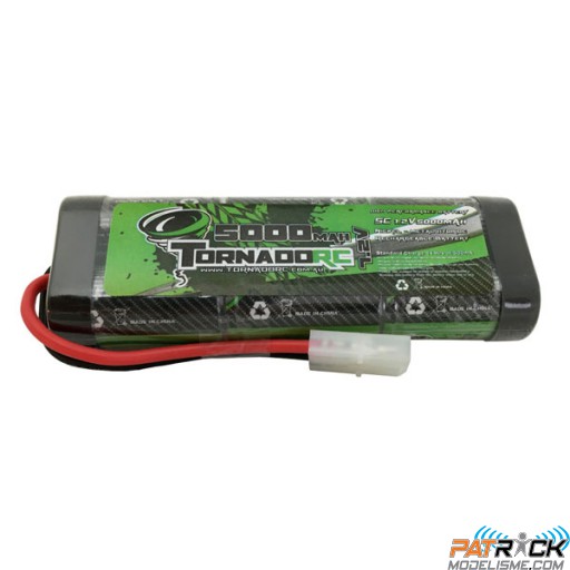 Accu NiMH TORNADO RC 7,2V 5000mAh TAMIYA