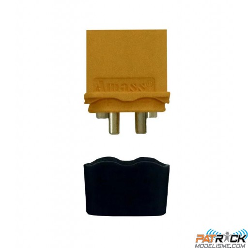 Connecteur OR XT60L Mâle avec capuchon pièce