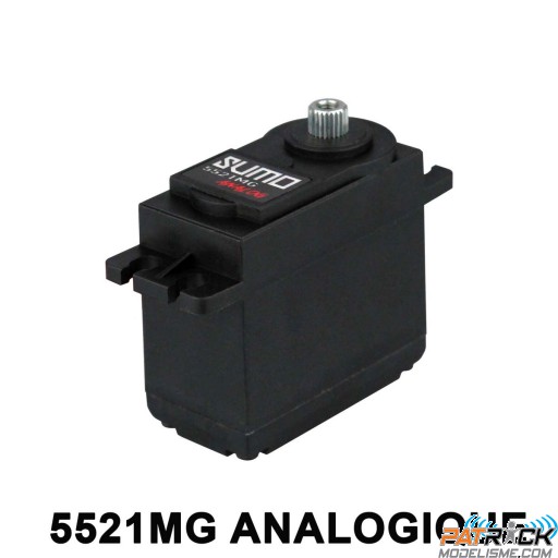 Servo Standard SUMO 5521MG analogique 2BB - 20,32 kg/cm - 0,16s/60°
