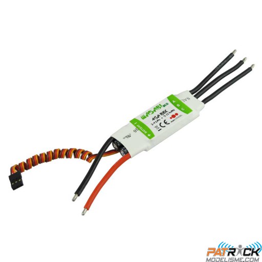Contrôleur Brushless Yuki Wasabi ECO - 45 Ampères BEC 3A