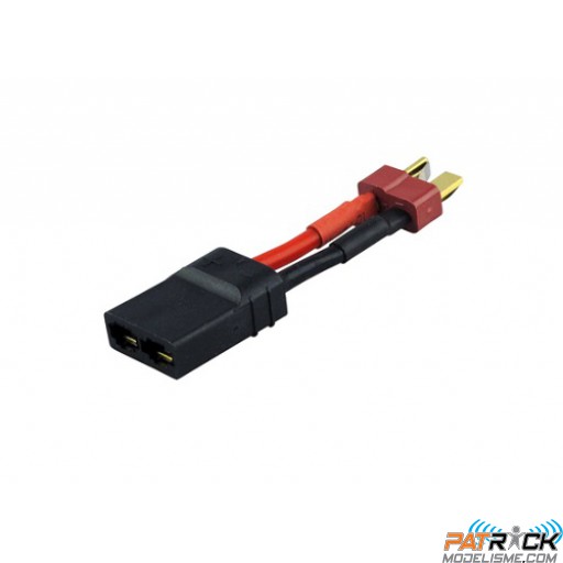 Adaptateur Dean/T plug mâle vers Traxxas Femelle