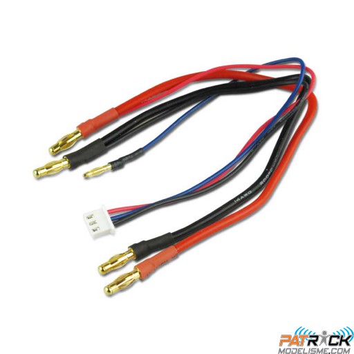 Cordon de charge 4 mm pour LiPo hardcase  XH